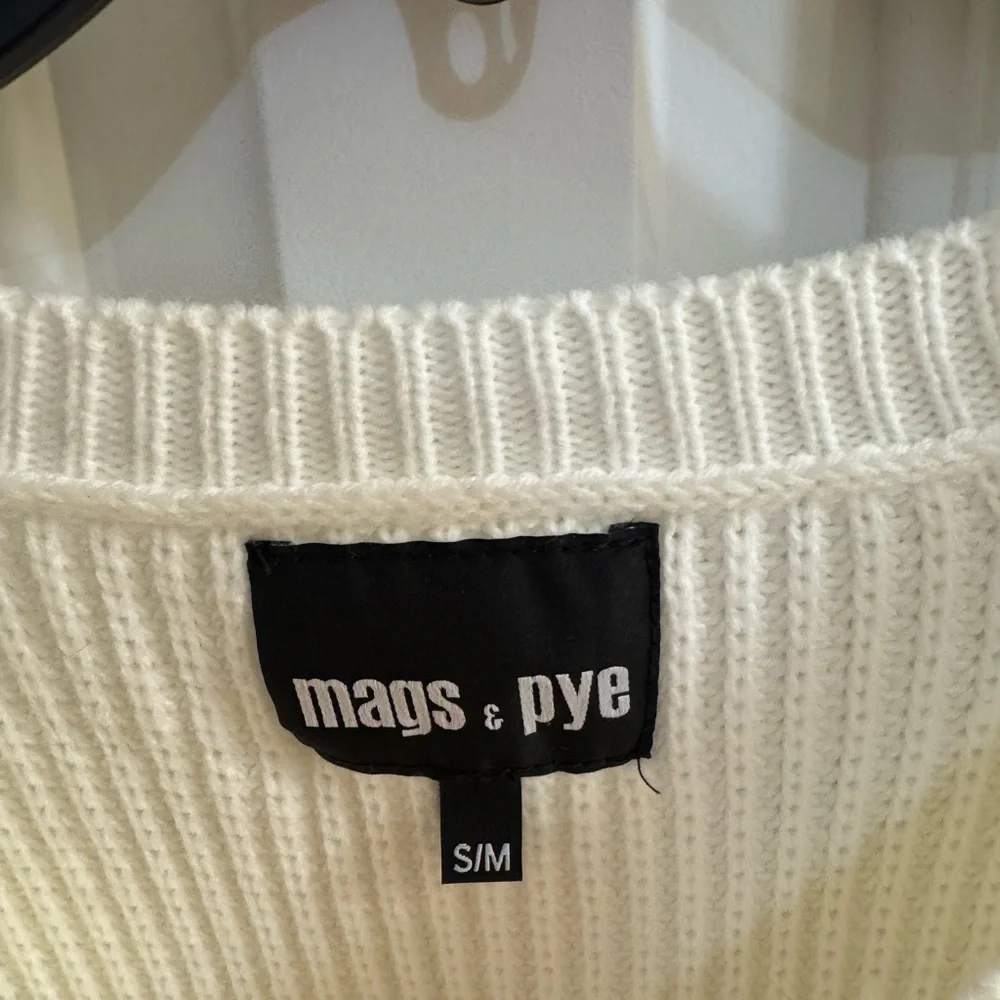 LF Cream Distressed Sweater - Picture 3 of 4